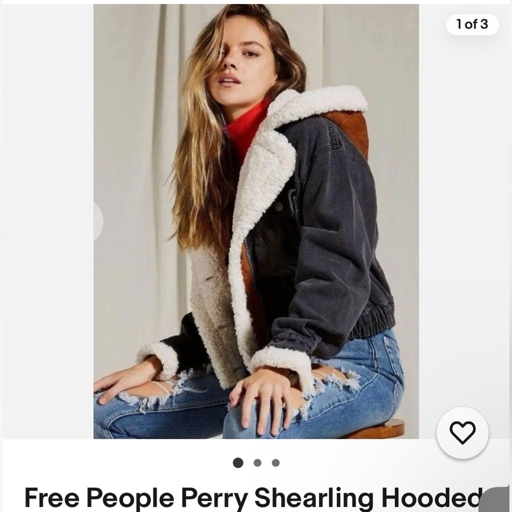 Free People Perry Hooded Jacket size Medium - Picture 3 of 6